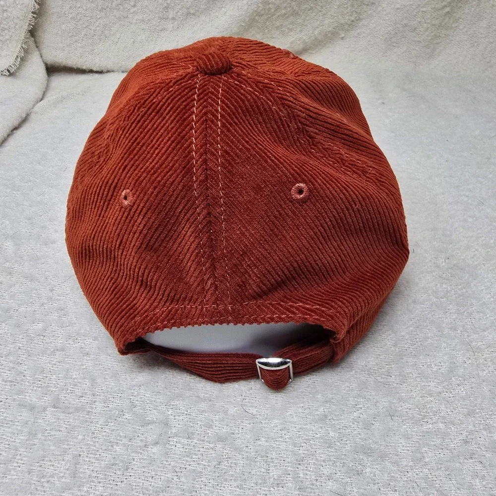 Grateful‎ Dead Baseball Cap Rust Orange Corduroy Dancing Skeletons Hat
